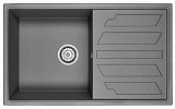 Мойка кухонная Granula прямоугольная кварц 8601, ГРАФИТ