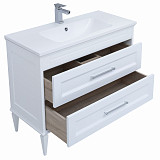 Мебель для ванной Aquanet Бостон М 100 белый (лит. мрамор) 00258284