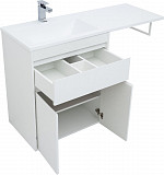 Тумба под раковину Aquanet Токио 68 белый (напольная, 1 ящик, 2 дверцы) 00237746