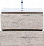 Тумба под раковину Aquanet Алвита New 70 2 ящика, дуб веллингтон белый 00303910