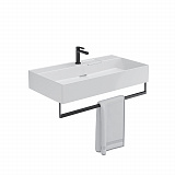 Раковина Kerama Marazzi LOGICA мебельная\подвесная с одним отверстием 90, белая глянцевая