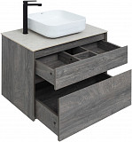 Тумба под раковину Aquanet Nova Lite 75 дуб рошелье (2 ящика) 00242273