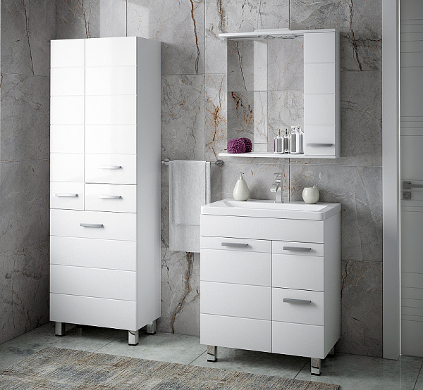 Шкаф-пенал Corozo "Денвер 60 Z1", корзина