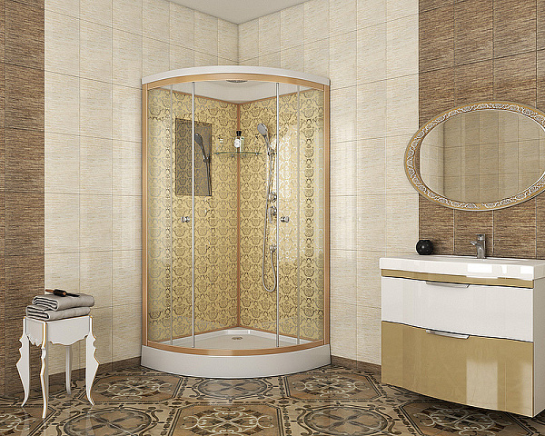 Душевая кабина Niagara Luxe 100х100 NG-7702G