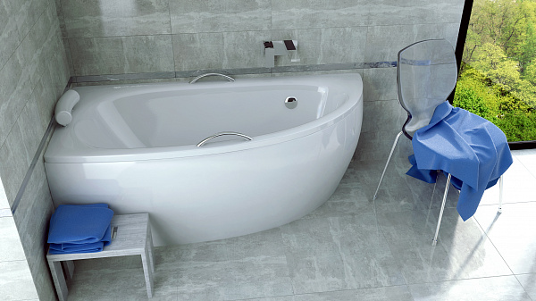 Акриловая ванна Besco Milena 150x70 WAM-150-NL Левая