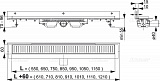 Душевой лоток AlcaPlast APZ104-550 Flexible Low Водоотводящий желоб