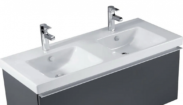 Двойная подвесная раковина Jacob Delafon Odeon Up  120х50 см E4730-00