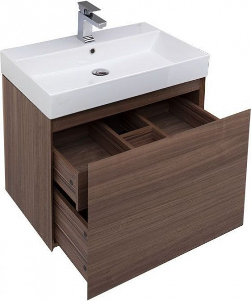 Тумба с раковиной Aquanet Нью-Йорк 70 орех 00213935