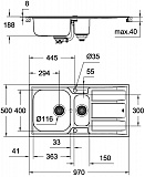 Мойка кухонная Grohe K400 31567SD0