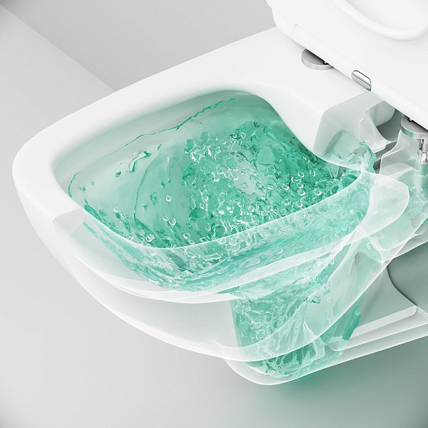 C851701SC X-Joy подвесной унитаз FlashClean с сиденьем микролифт