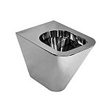 Биде из нержавеющей стали глянцевое, 403х345х500 мм. 13022.B, шт