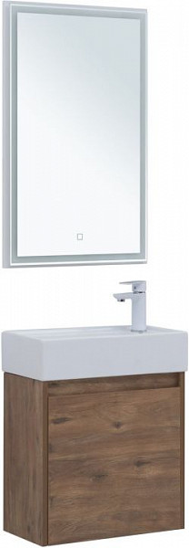 Мебель для ванной Aquanet Nova Lite 50 дуб рустикальный (с дверецей) 00302530