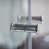 Душевое ограждение  "KOLLER POOL" Waterfall Line NC80 800x800x1850 не прозрачное Grape 6мм хром