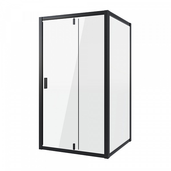 Душ.ограждение NG-83-10AB-A80B (100*80*190) прямоугольник, дверь распашная, 2 места