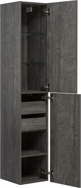 Шкаф-пенал для ванной Aquanet Nova 35 дуб рошелье 00242259