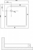 Душевой поддон Niagara Nova 90х90х13 NG- 90-90Q