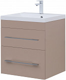 Тумба под раковину Aquanet Верона 60 капучино (2 ящика) 00304536