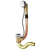 Слив-перелив полуавтомат Timo 8003, цвет хром