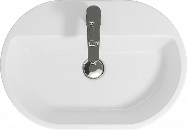 Раковина на столешницу CASPIA 60 OVAL 1 отв.