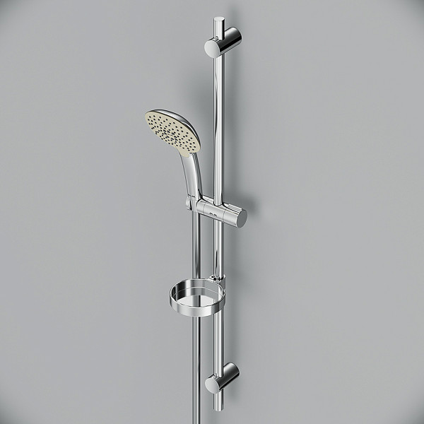 F0170A000 Spirit V2.0, душ.комплект: ручн.душ d 120 мм 3 ф-ции, штанга 900, шланг 1 750 мм, хром, шт