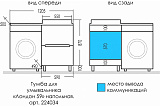 Умывальник над стиральной машиной СаНта Юпитер 120 см 900124
