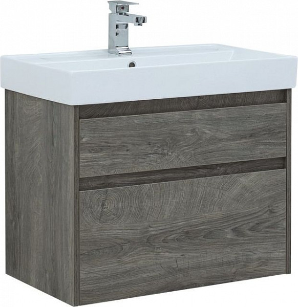 Мебель для ванной Aquanet Nova Lite 75 дуб рошелье (2 ящика) 00242904
