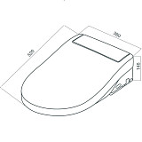CCC7851WH Clean Care электронная крышка-биде