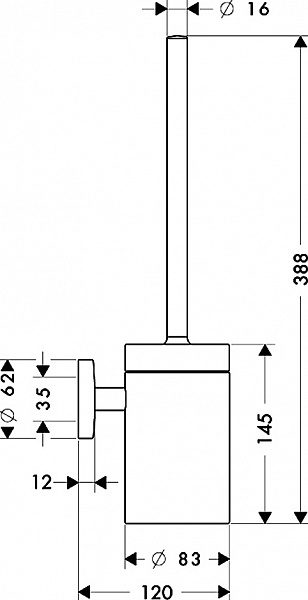 Ёршик Hansgrohe Logis 40522000