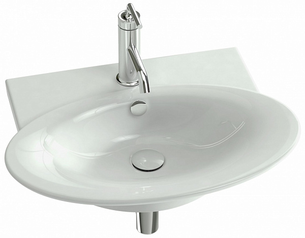 Подвесная раковина-столешница Jacob Delafon Presquile 60х46 см E4438-00