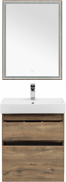 Мебель для ванной Aquanet Nova Lite 60 дуб рустикальный (2 ящика) 00254216