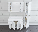 Зеркальный шкаф Родос 100, со светом Санта 106018