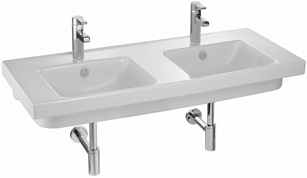 Двойная подвесная раковина Jacob Delafon Odeon Up  120х50 см E4730-00