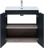Тумба под раковину Aquanet Алвита New 70 2 дверцы, антрацит 00303904