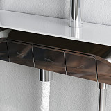 F078F300 Func, душ.сис-ма: см-ль-полка д/ванны/душа с ТМС, душ.штанга, верхн. душ квадр., ручн.душ,