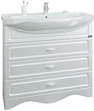 Тумба под раковину Верона 85 3 ящика напольная Санта 700117