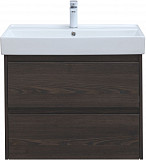 Тумба под раковину Aquanet Nova Lite 75 дуб черный (2 ящика) 00287895