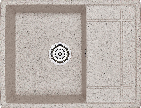 Мойка кухонная Granula прямоугольная кварц 6501, КЛАССИК
