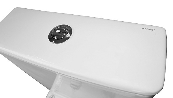 Унитаз-компакт Azario FRETTA Square N 340х650х770 напольный, безободковый, c быстросъемным сиденьем микролифт (AZ-1038A N)