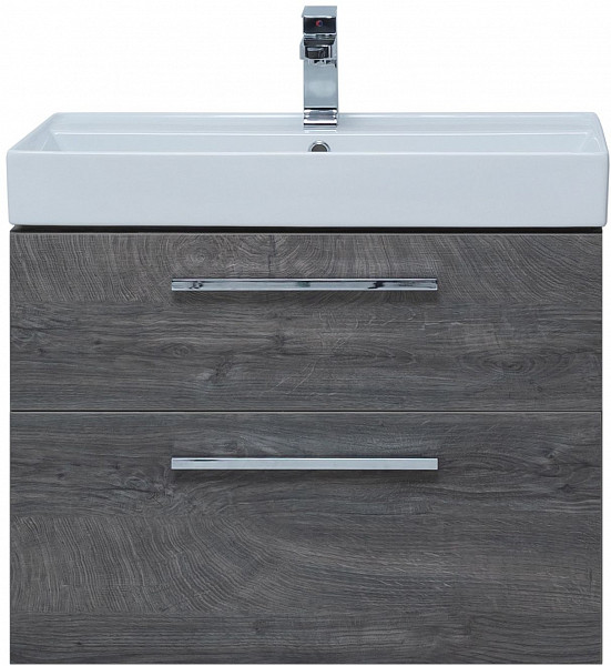 Тумба под раковину Aquanet Nova 75 дуб рошелье (2 ящика) 00242260