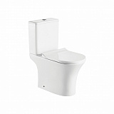 Унитаз-компакт "Koller Pool" EDGE Rimless, сиденье дюропласт: SoftClose, Take Off, антибактериальное покрытие, система «Антивсплеск», механизм смыва Geberit