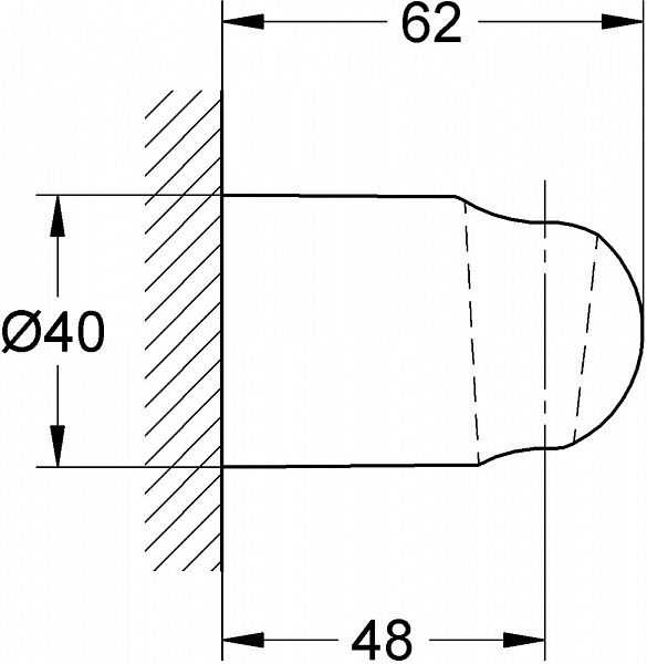 Настенный держатель Grohe Relexa plus 28605000