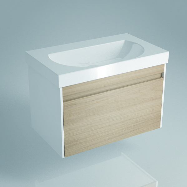 Тумба для раковины Kerama Marazzi Buongiorno 80 см BGN.80.1+1\OAK