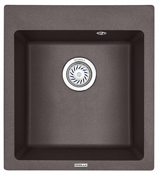Мойка кухонная Granula квадратная кварц 4651, ЭСПРЕССО