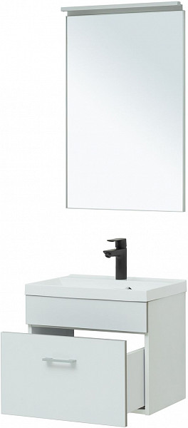 Тумба под раковину Aquanet Верона 50 белый матовый 00272425
