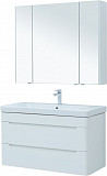 Мебель для ванной Aquanet София 105 белый глянец (2 ящика) 00274193