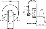 Набор Ideal Standard Ceraplan II B0040AA