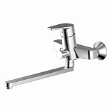 Смеситель для ванны c длинным изливом с аксессуарами Bravat Stream-D F637163C-LB