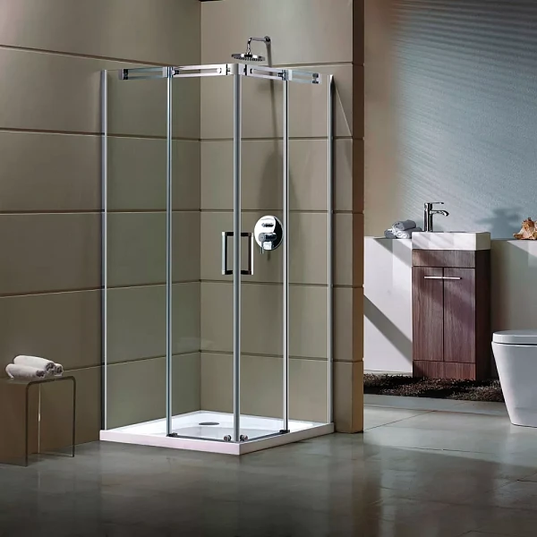 Душевой уголок Grossman GR-3100 Galaxy 100*100*190 квадрат, двери раздвижные