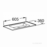 Раковина Roca Debba Unik 60x36 32799H00Y