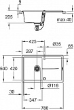 Мойка кухонная Grohe K400 31639AT0